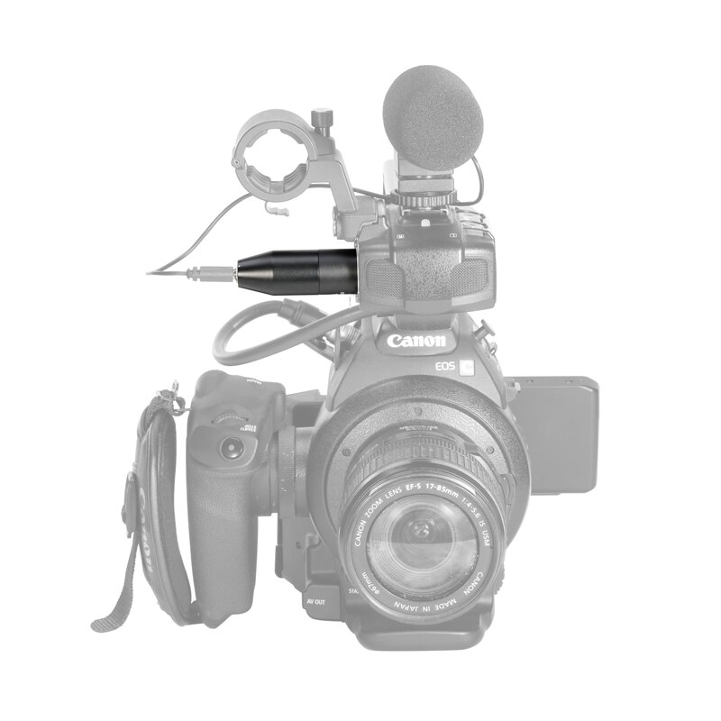 BOYA 35C-XLR Adapter Convert 3.5mm Mini Jack Input to Male XLR Output for Sony Panasonic Camcorder Mixer Camera Audio Recorder