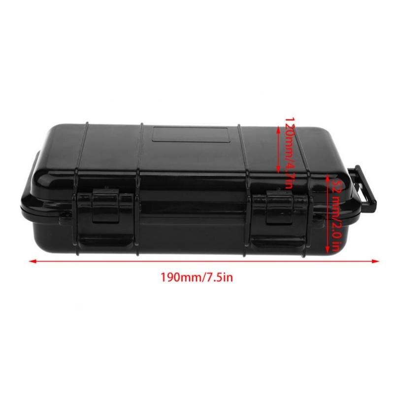 Cajas impermeables a prueba de golpes Caja de Herramientas sellada de plástico caja de almacenamiento hermética de aparatos electrónicos caja de transporte con forro de espuma: B