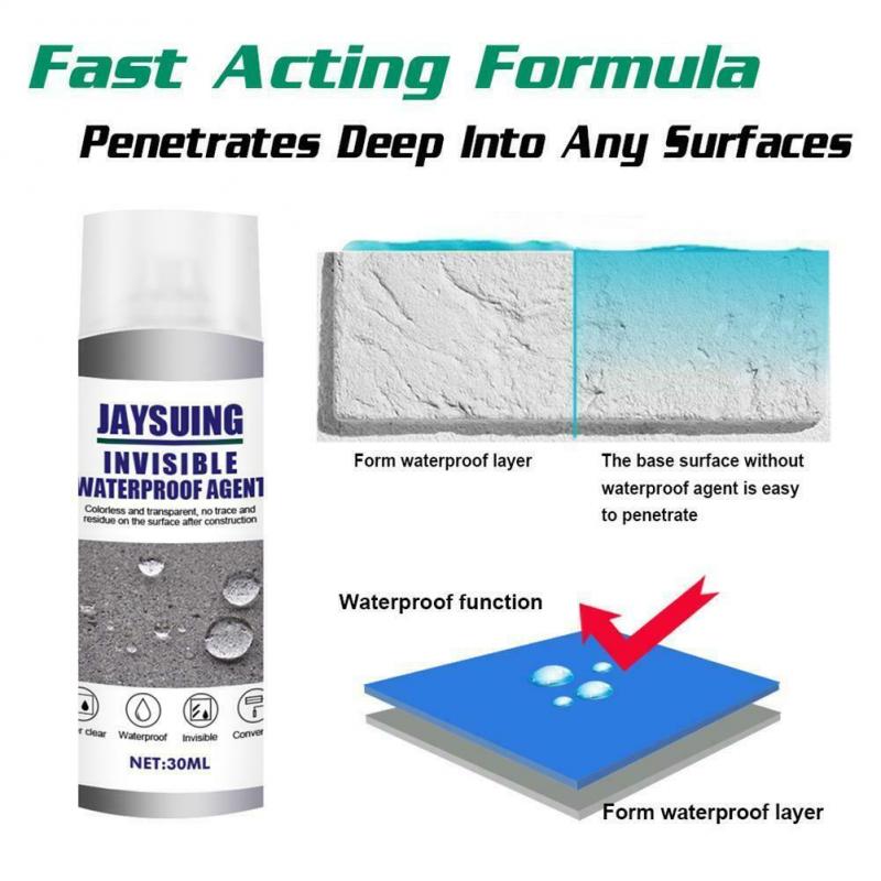 Silicone Sealant 30ml Super Strong Bonding Spray Trapping Repair Anti Leaking Sealant Spray Leak Adhesives Sealers