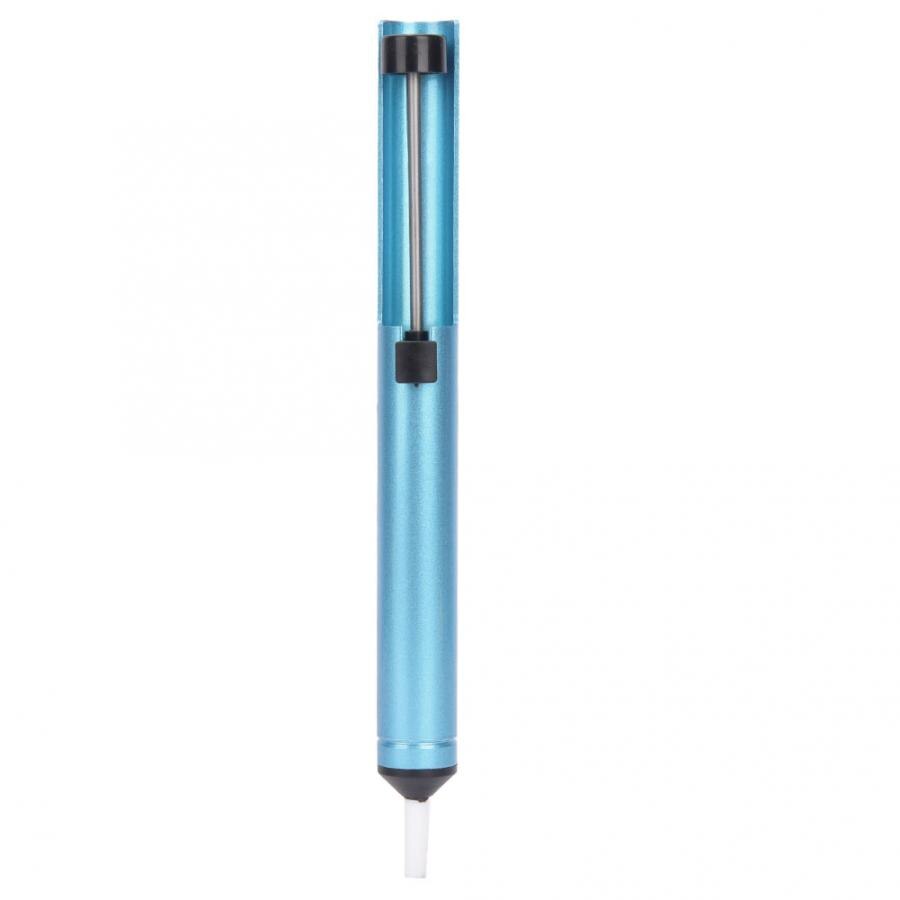 Desolderen Soldeer Sucker Aluminiumlegering Desolderen Pomp Handleiding Removal Tool Voor Radio Liefhebbers Desolderen Pomp: Blauw