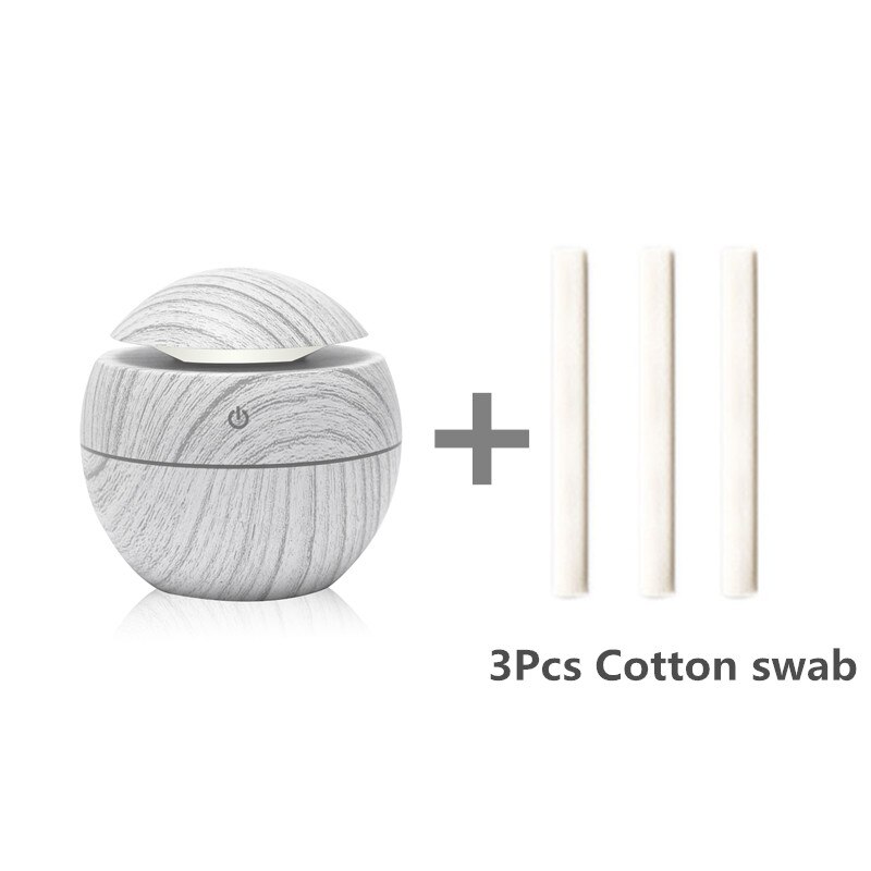 USB Aroma Essential Oil Diffuser Ultrasonic Cool Mist Humidifier Air Purifier 7 Color Change LED Night light for Office Home: green