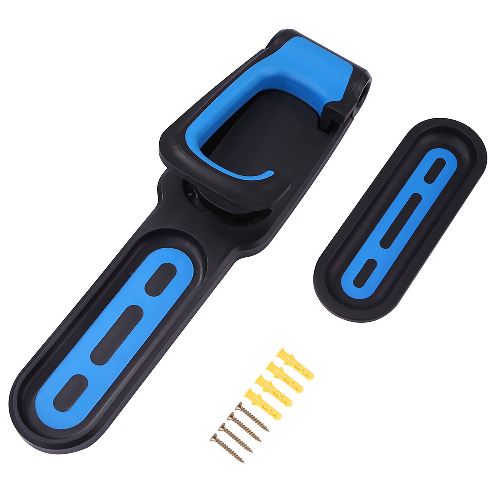 Bicycle Wall Mount Rack Mtb Road Bike Storage Fixed Hanging Hook Bike Support Stand Bracket Holder Cycling Parking Buckle: Blue