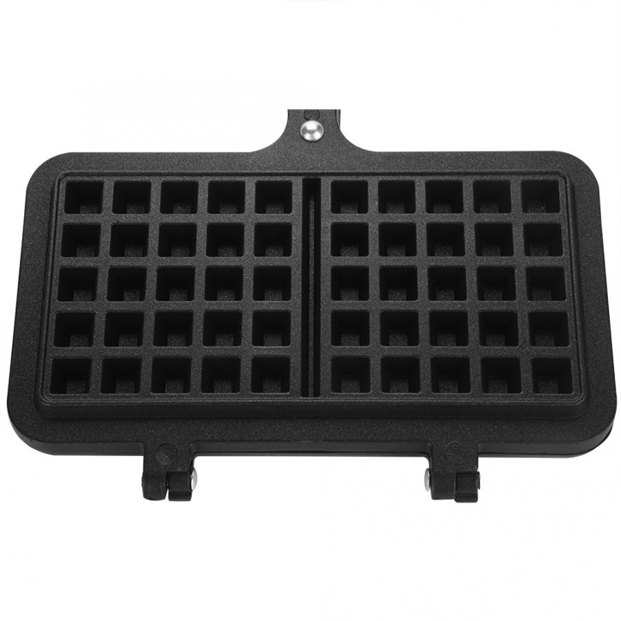Non-Stick Waffle Maker Mold Dual Head Iron Waffle Baking Plate Home Kitchen Gas Pan Bubble Egg Cake Oven Breakfast Machine