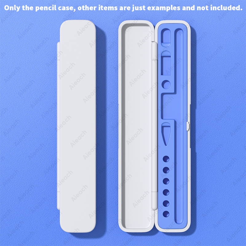 Estuche Universal para lápiz óptico Apple Pencil 1ª y 2ª generación, accesorios, caja de almacenamiento portátil dura para iPad Pencil: Blue