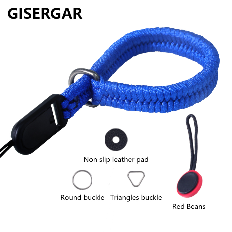 Hand braided camera Wrist strap Adjustable Quick release shoulder strap Nikon Fuji SONY Canon Olympus Pine Lower wrist strap: Olive