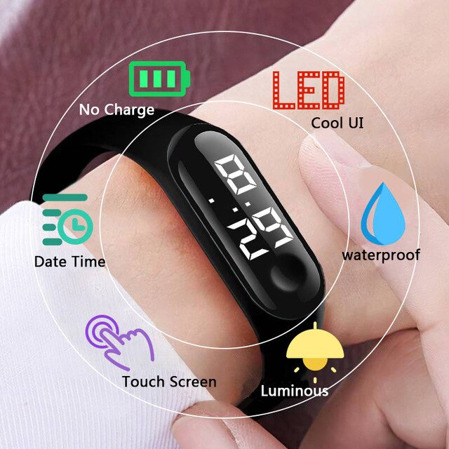 Smart watches call SMS reminder for phone Smartwatch Heart Rate Monitor Blood Pressure Functions For Women men kid M2: Children watch