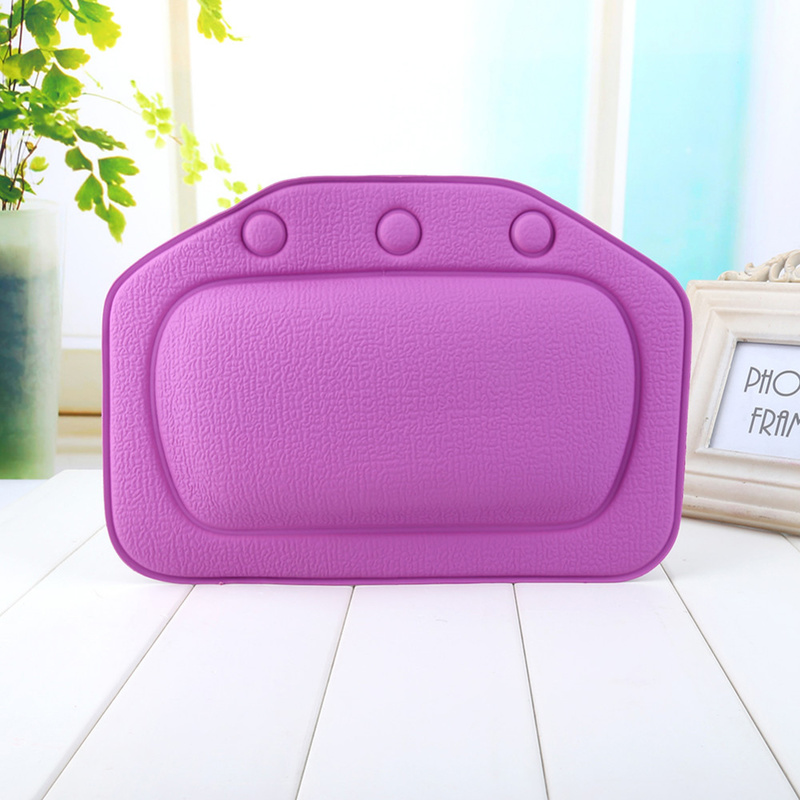 Cojín suave de PVC antideslizante para bañera, almohada acolchada para Spa, reposacabezas, cuello Res, bañera de baño, Spa