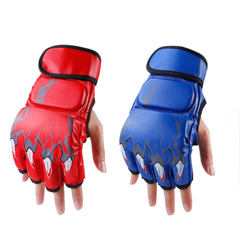 Professionele bokshandschoenen met halve vingers voor volwassenen Kinderen MMA Gratis zandzaktraining Beschermende vechtuitrusting Boksuitrusting Luta