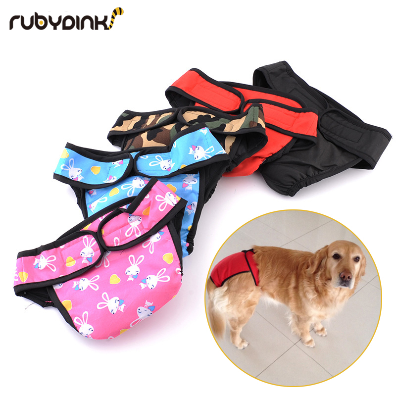 Hond Fysiologische Broek S-XL Luier Sanitaire Wasbare Vrouwelijke Hond Shorts Slipje Menstruatie Ondergoed Slips Jumpsuit Voor Hond