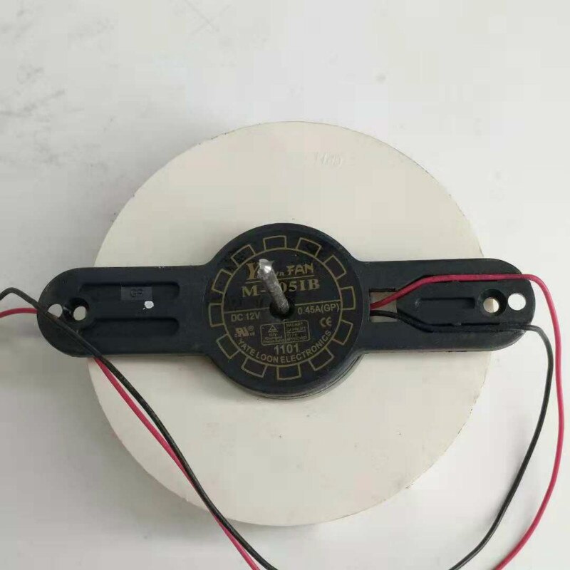 1 sztuk dotyczy Yuelun wentylator 9225 M-3051B 12VDC 0.45A dwuprzewodowy okrągły wentylator DC lodówka samochodowa wentylator