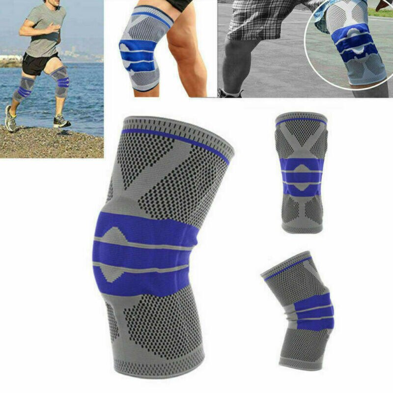 Volle Knie befestigen Gurt Patella Medialen Unterstützung Starke Meniskus Kompression Schutz Laufende Korb Stabilisator Fitnessstudio Sport Pads