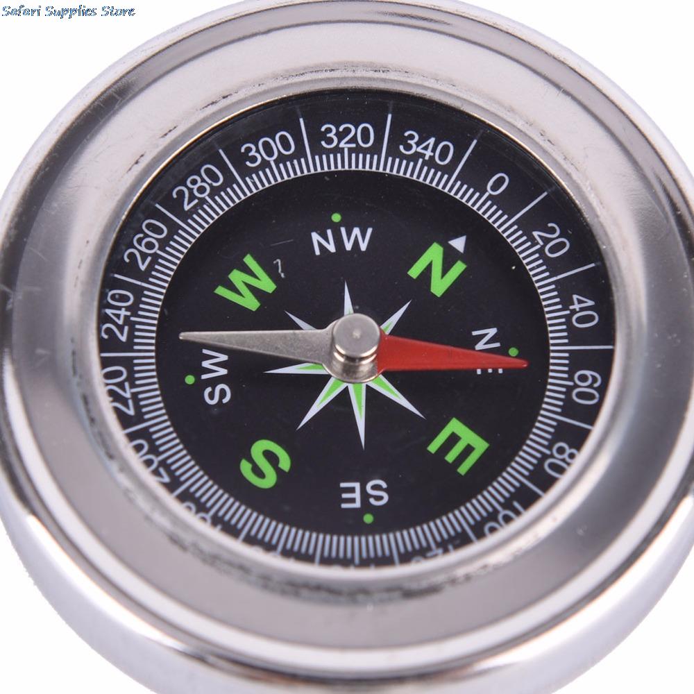 metal stainless steel portable compass student outdoor sports compass 60mm