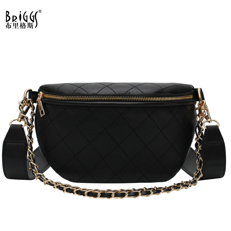 BRIGGS Ketten Frauen Taschen Taille Tasche Fanny Packs lady Gürtel Taschen frauen Berühmte Brust Handtasche Schulter tasche Geldbörse