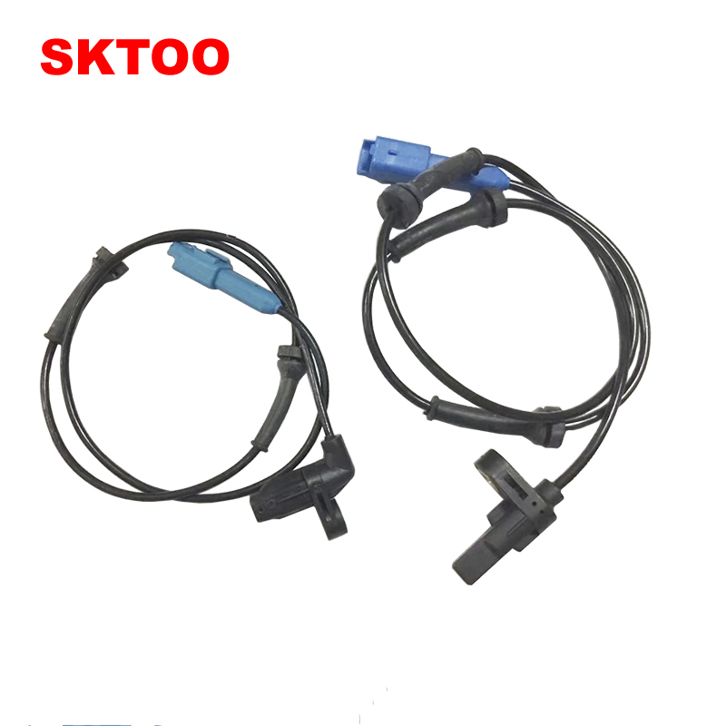 SKTOO-sensor de velocidad de rueda para Peugeot 206, 207 C2, ABS, sensor de velocidad de rueda delantera y trasera