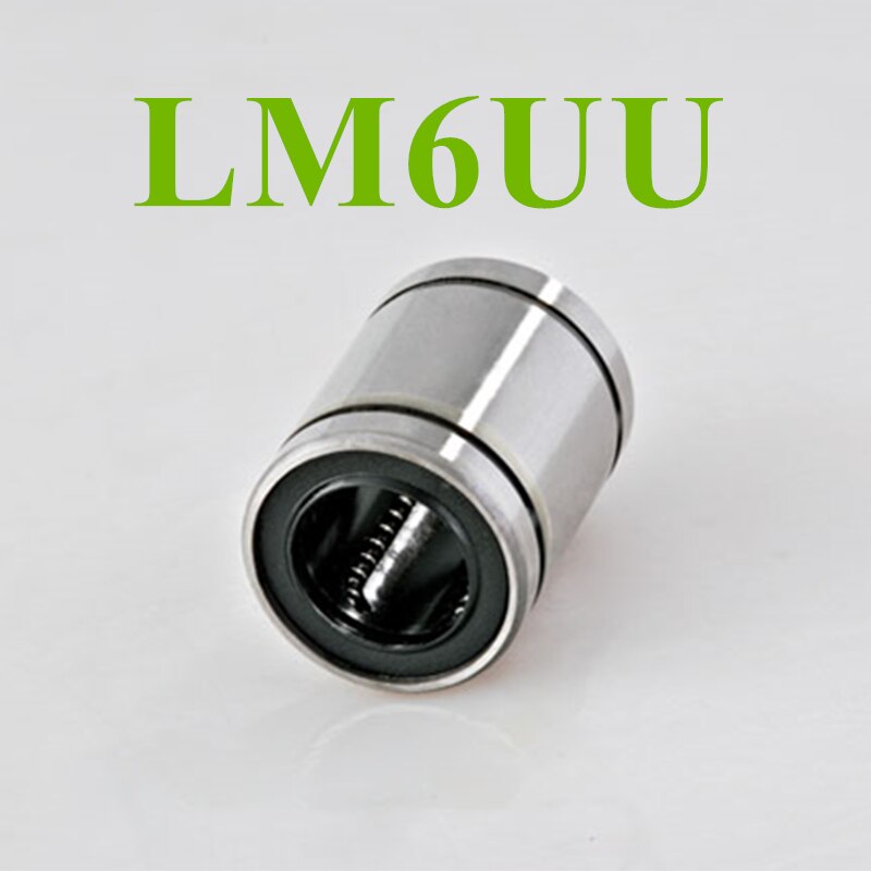 8 Roulements Linéaires LM6UU - 6x12x19mm - Pour Imprimante 3D, CNC