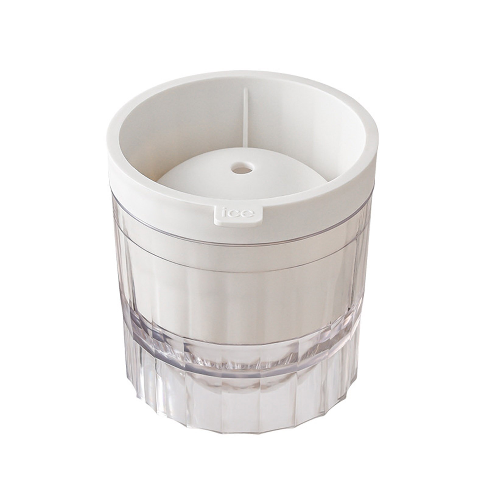 Mold Ice Ball Portable Silicone Spherical Mold Ice Ball Diy Durable For Home Bar Party Wine Cocktail Ice Cubes Kitchen Gadget: white