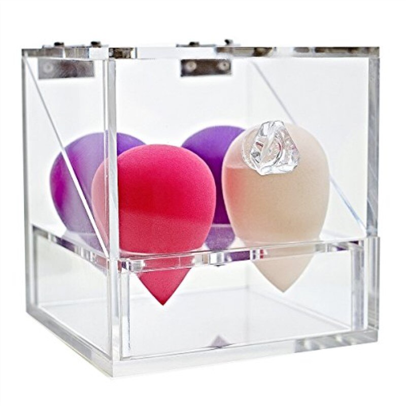 Make-up Foundation Diamond Collection 4-Slot Acryl Make Up Blender Case