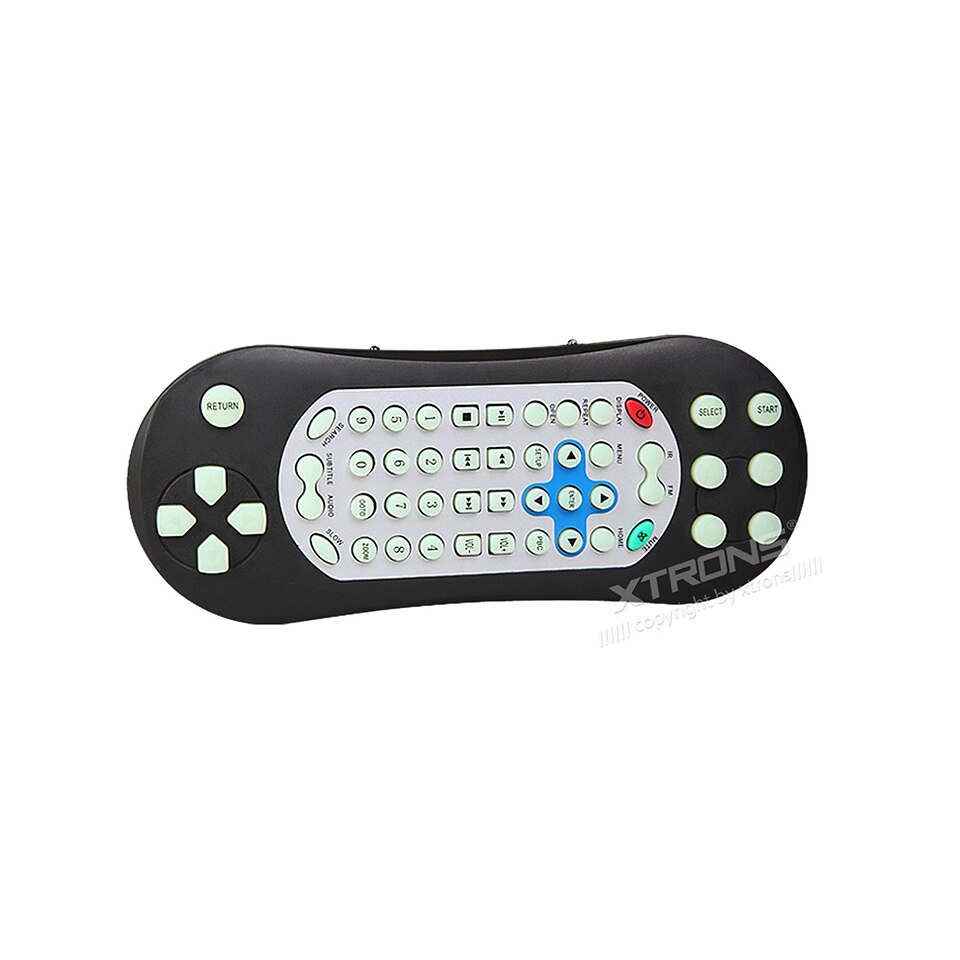 Control remoto de juego Control remoto multifunción para reproductor de DVD con reposacabezas de coche