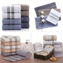 Men And Women Home Bathroom Soft Absorbent Comfort Cotton Towels Fashionable Unisex Practical Portable Towels
