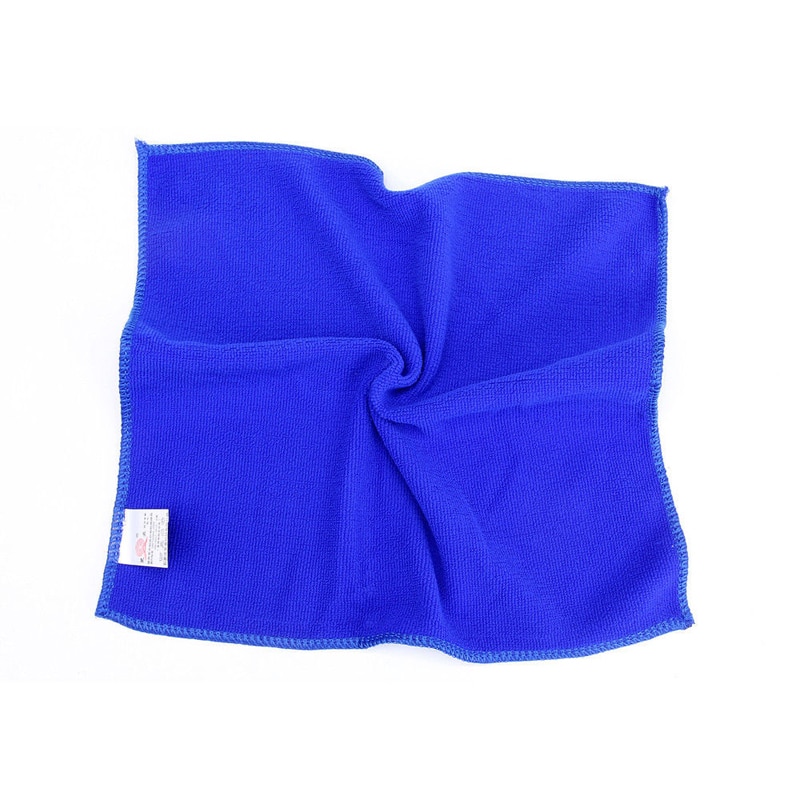 1Set 5/10pcs Microfiber Wash Clean Towels Cleaning Cloths Blue Car Furniture Cleaning Duster Soft Cloths 25x25cm