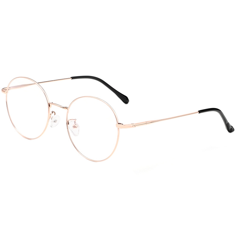 YIMARUILI-gafas redondas ultraligeras Retro β-titanio, montura para miopía, gafas graduadas ópticas, montura para hombres y mujeres 6621X