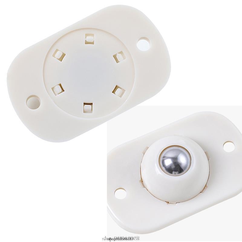 4/8/12 Pcs 360° Rotatable Caster Wheels Self Adhesive Universal Wheels Mini Swivel Wheels for Storage Boxes Small Furniture Ma26