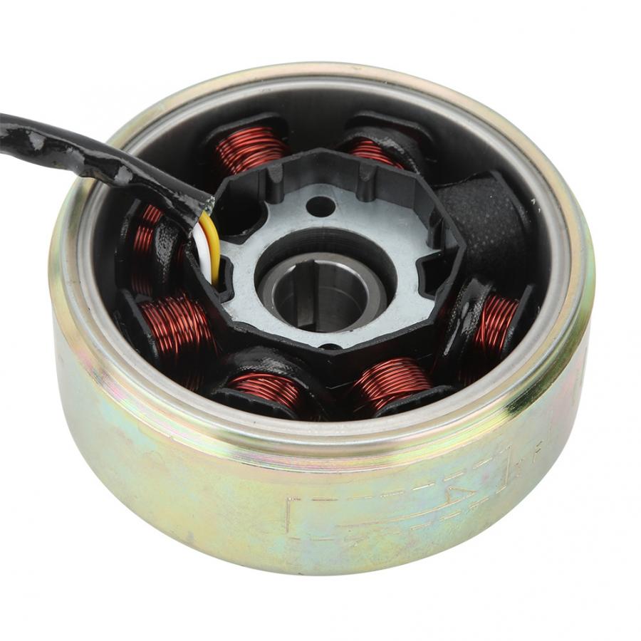 1 sett metallgenerator magneto stator Spole 8 pol passer til  gy6 125-150cc scooter atv tilbehør merkedeler