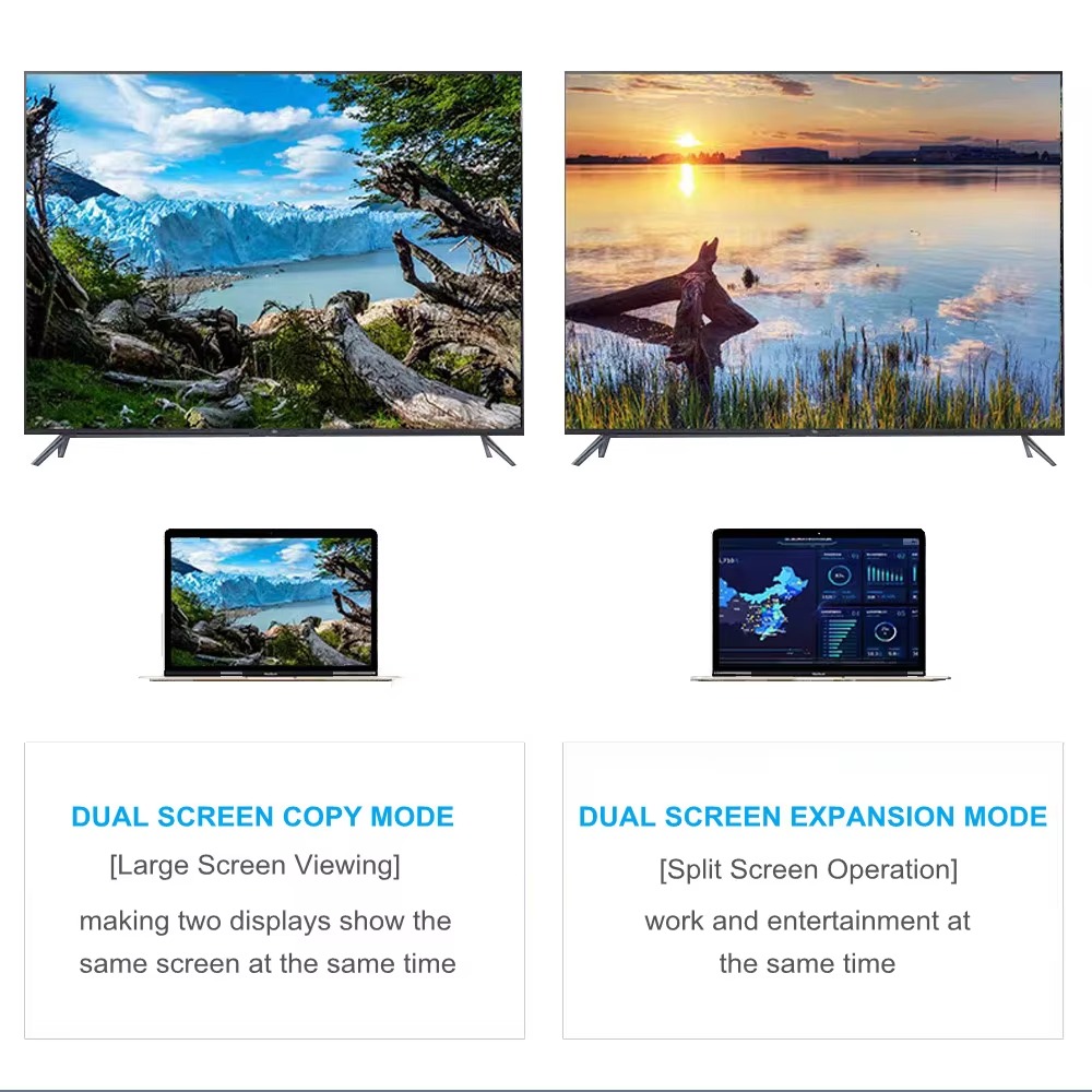 Cable adaptador convertidor compatible con VGA a HDMI Full HD 1080P con salida de Audio adaptador VGA HD para PC portátil a proyector