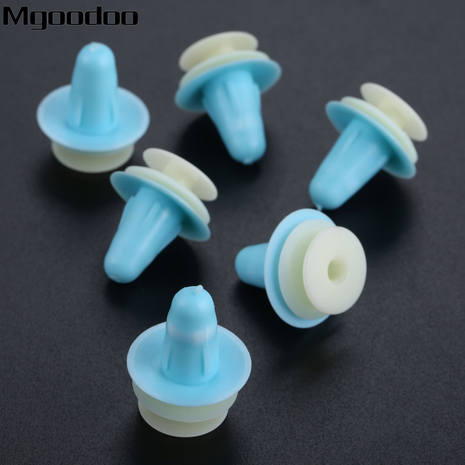 Mgoodoo-sujetadores de plástico para puerta de coche, Clip fijo a juego para puerta Interior, macho y hembra, apto para V W, Honda, Toyota, 50 Uds.