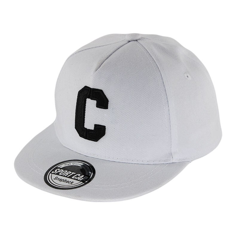Miaoxi Kids Brief Zomer Baseball Cap Voor Jongens C Hip Hop Verstelbare Casual Unesex School Mode Hoeden Meisje caps: WHITE