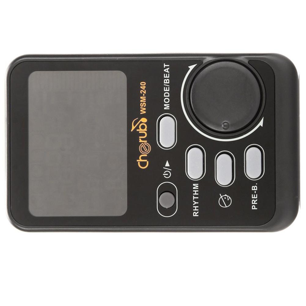 WSM-240 Portable Guitar Piano Metronome Digital LCD Clip-on Tuner Metronom for guitar Violin Bass Musical Instruments Universal