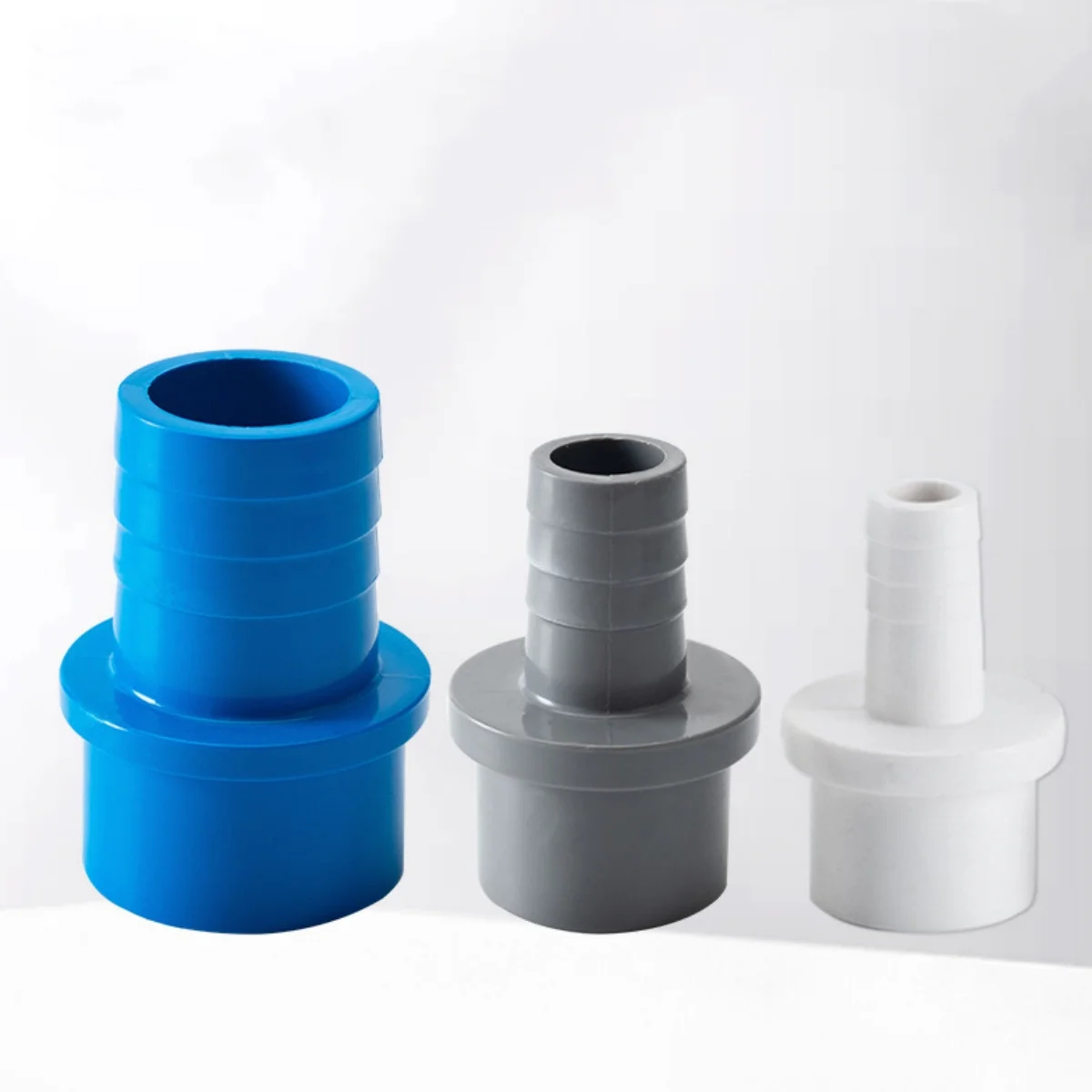 Upvc slange pagodeforbindelse udvendig diameter 25mm to 12/16/20mm med modhager reducerende samling kunstvanding akvarium dræningssystem kobling