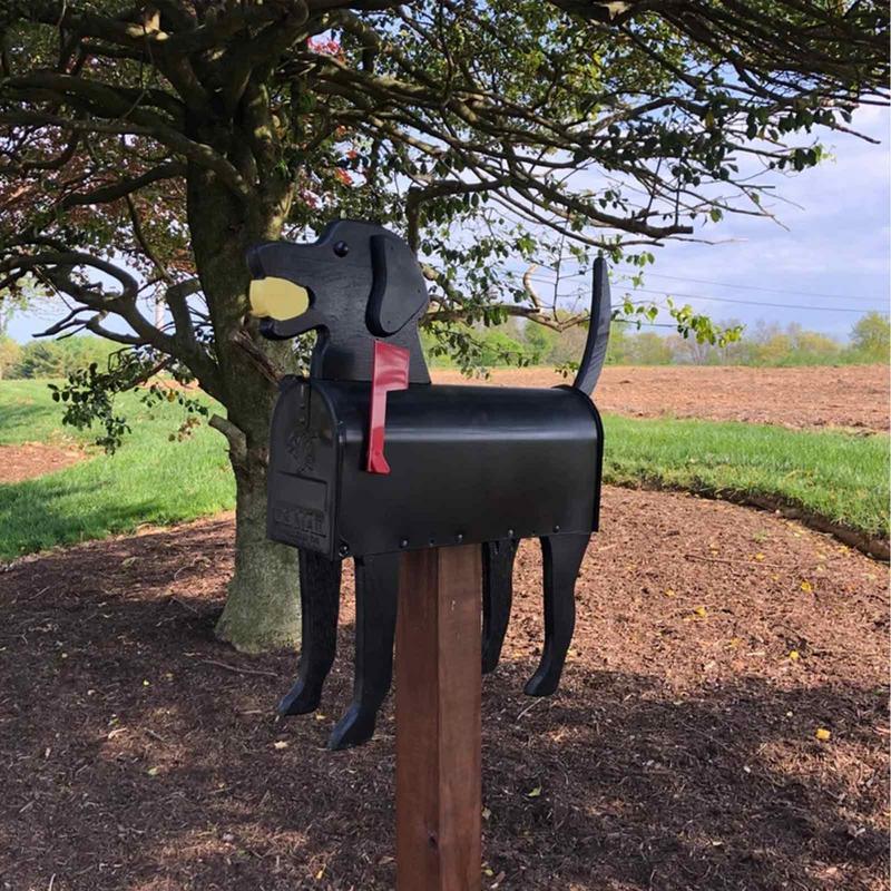 Garten Ebene bilden Briefkasten Wetterfeste Hund Und Schwein Post Kasten Für Bauernhof Hof Terrasse Kreative Briefkasten draussen Garten Dekor