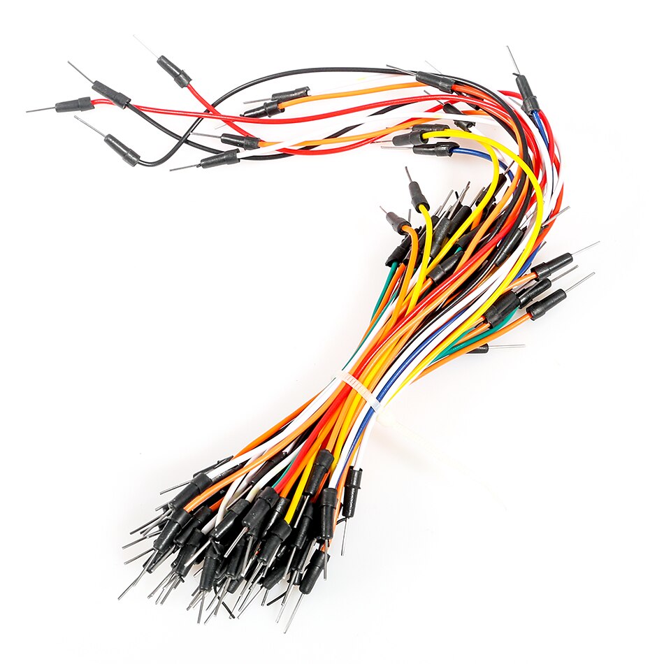 65 stks/partij Smart Elektronica 65 stks/partij Jump Kabel Male Flexibele Jumper Draden voor arduino