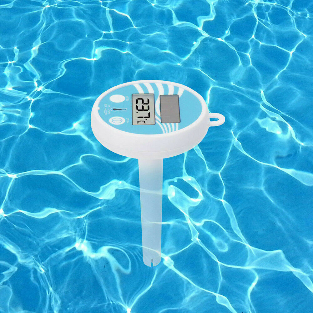 Swimming Pool Floating Digital Thermometer Solar Powered Monitor Spa Tub Pool Water Temperature Tester Portable Accessories