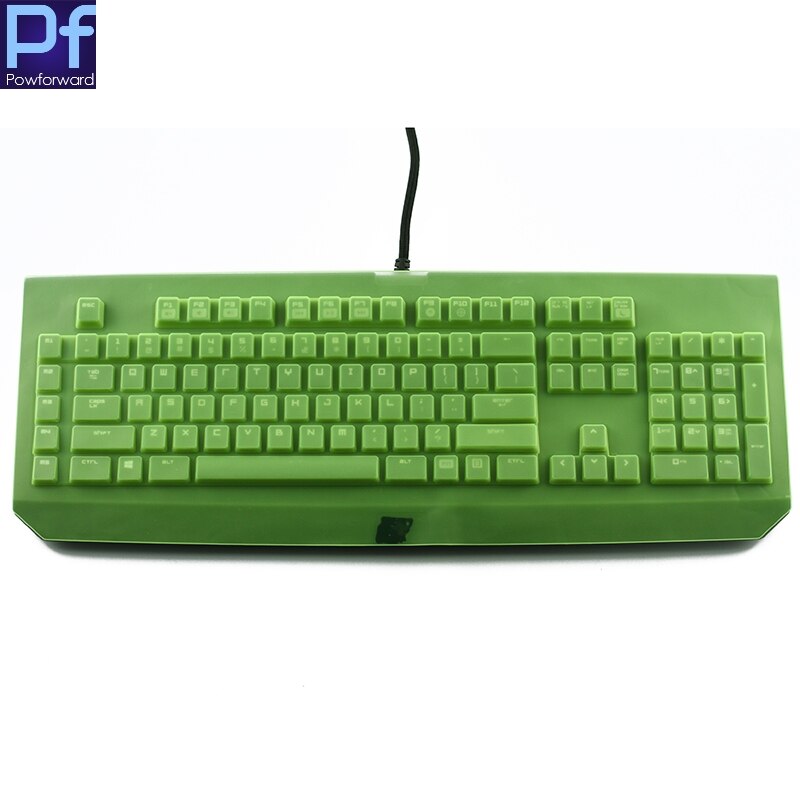 Voor Razer Blackwidow Chroma Blackwidow Ultimate Stealth Waterdicht En Stofdicht Clear Keyboard Skin Cover Protector: yellow