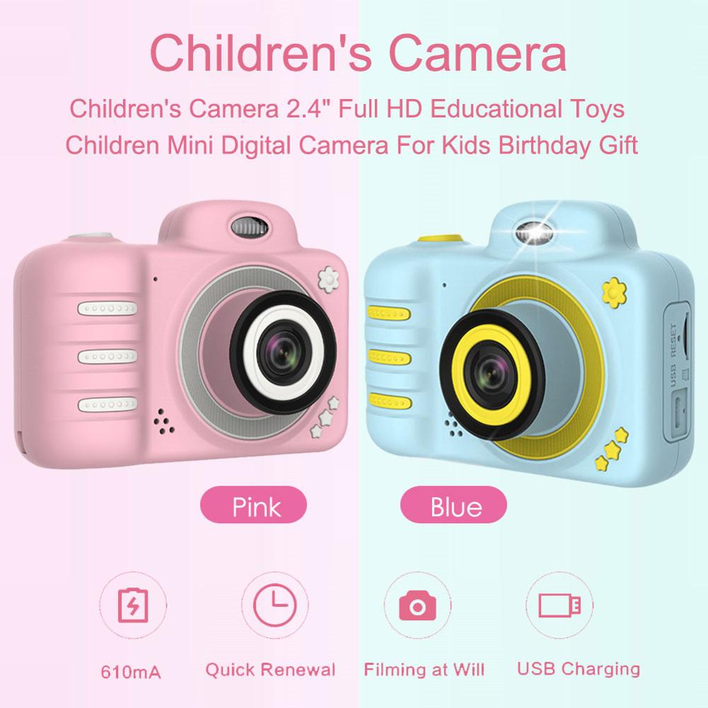 Kinderen Mini Camera 2.4 "Full Hd Educatief Speelgoed Kinderen Mini Digitale Camera Voor Kinderen Verjaardag Kerst Cadeau