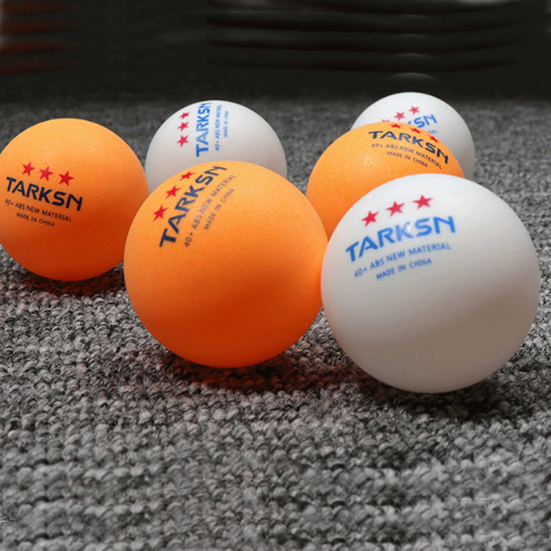 TARKSN – balles de Tennis de Table 3 étoiles en matériau ABS, 40 + mm, en plastique, 50 pièces
