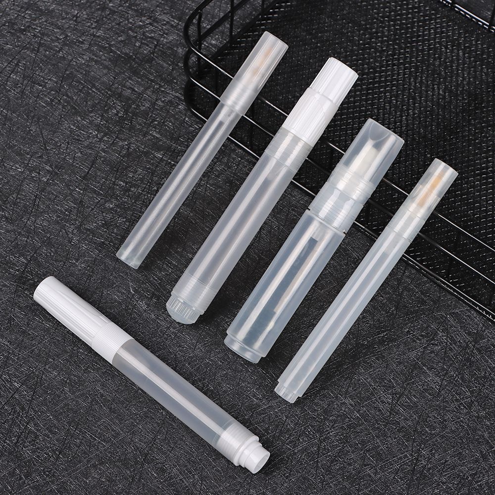 Empty Rod Graffiti Pens Plastic Transparent Repeatable Use Paint Pen Barrels Tube Liquid Chalk Marker Stationery Accessories