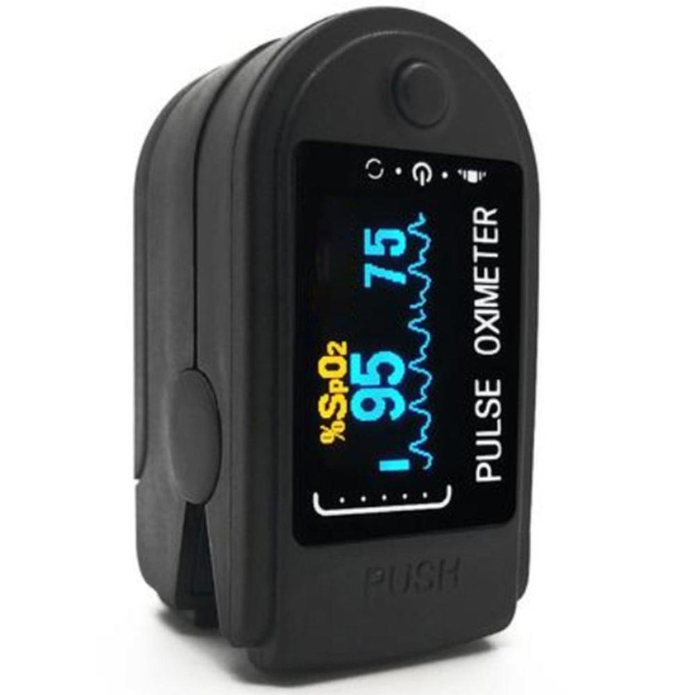 OLED Two-Color Finger Clip Pulse Oximeter One-Click Operation HD Large Screen