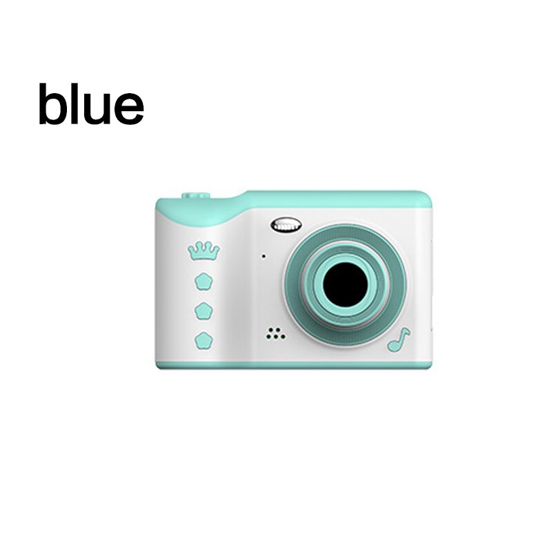 Cámara fotográfica de 1080P para niños, cámara de vídeo HD, soporte para selfi, pantalla táctil de 2,8 pulgadas, Mini cámara Digital para niños, de cumpleaños: Blue / With 32GB SD Card