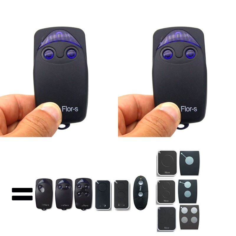 Compatibel Garage/Gate Remote Mooi Flor-S FLO1-RS FLO2-RS FLO4-RS Flo2r-s Flo4r-s Flor Mooie Tijdperk Inti Rolling Code 433.92Mhz: FLO2R-2buttons