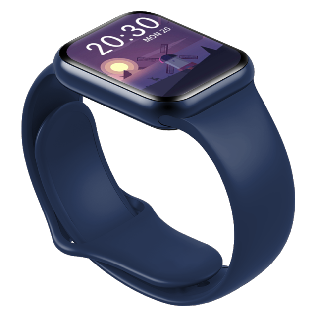 Neue X12 Clever Uhr Männer Frauen 1.57 ”Fitness Tracker Volle Touchscreen Ip67 Wasserdicht Herz Bewertung Monitor für iOS Android Xiaomi: Blau