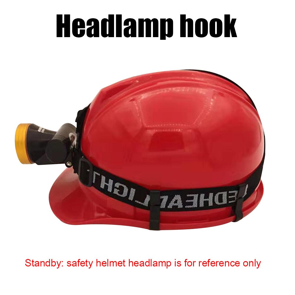 10Pcs Plastic Helmet Clips Attachment Head Light Clamps Black Set Headlamp Hard hat Safety Cap Hook Outdoor Tools
