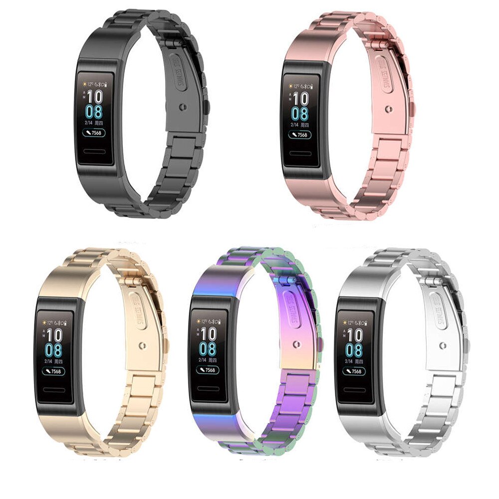 Stainless Steel watchband for Huawei Band 3 / Band 3 Pro / Band 4 Pro wristband Replacement Originalmetal strap Bracelet