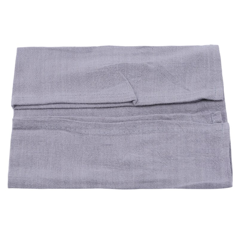 Plain Cotton Linen Napkins Tea Towels Eco-Friendly Water Absorption Home Kitchen Cloth Scouring Pad: gray