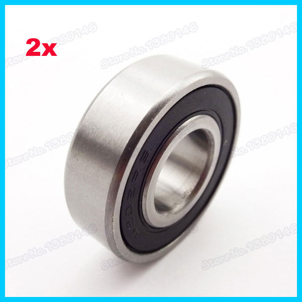 2x Pit Dirt Bike Rubber Sealed Ball Bearing 6202 RS For ATV Quad Scooter Go Kart SDG Wheel 15mm Axle