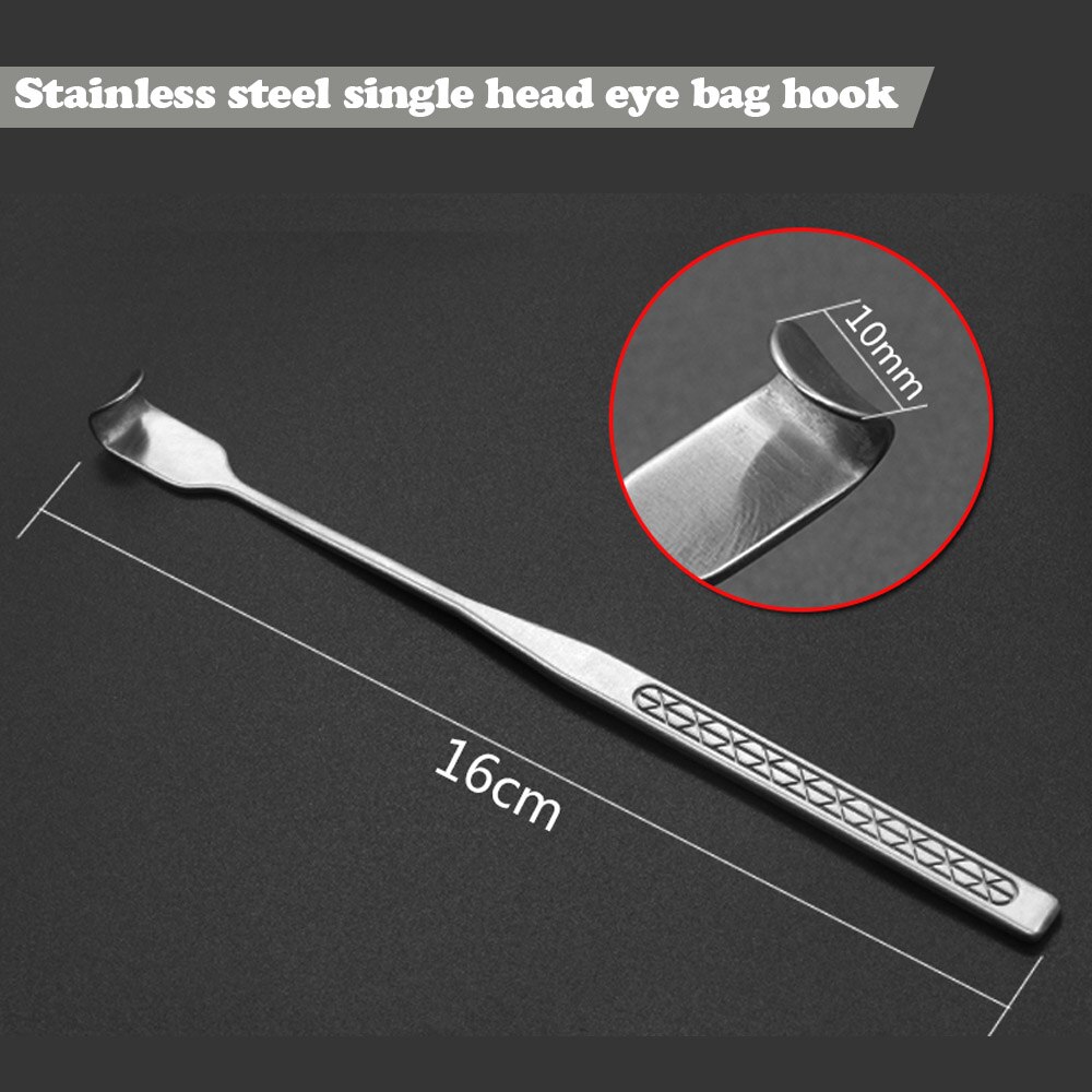 Nose shaping hook L-shaped right angle pull hook mandibular angle double head pull: BLACK & RED