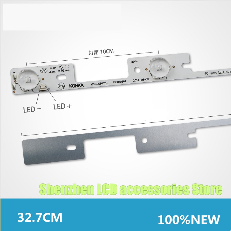 4 Pieces*4 LEDs*6V LED backlight bar for TV KDL39SS662U KDL40SS662U 327mm