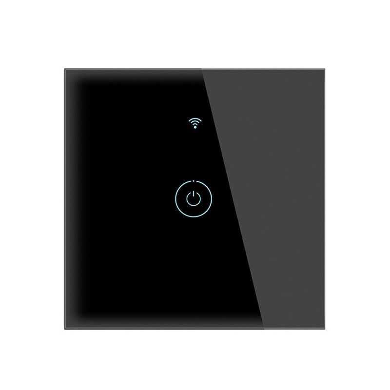 1pc Smart APP WiFi 433MHZ Smart Touch Switch Home Wall Button For Alexa And Google Home Assistant 110-250V On Off: 01